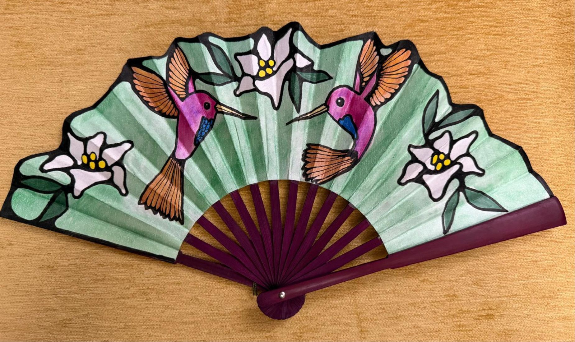 Abanico colibrís